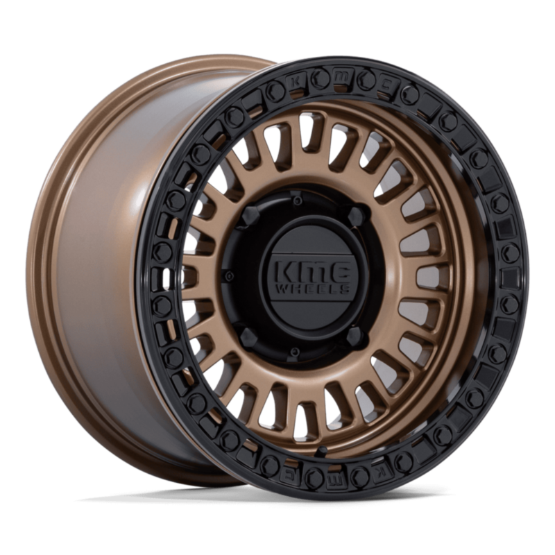 AZTEC UTV BEADLOCK MATTE BRONZE W/ MATTE BLACK RG  15X8 4/156 0mm
