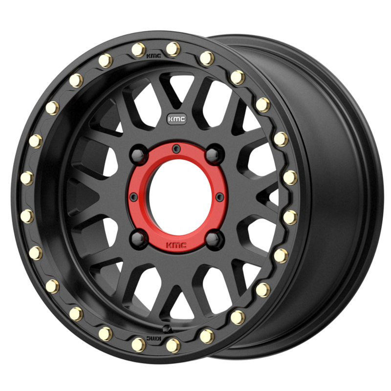 GRENADE UTV BEADLOCK SATIN BLACK 14X7 4/156 10MM