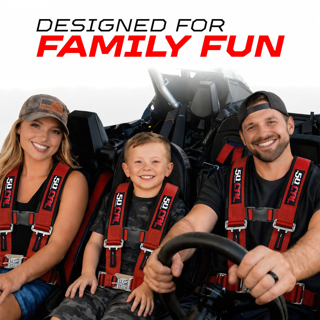 RZR PRO XP 4 Rear Bump Seat & Safety Harness