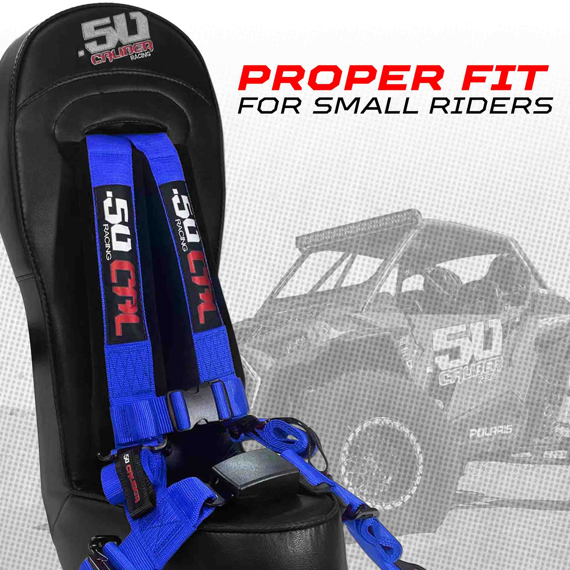RZR PRO XP 4 Rear Bump Seat & Safety Harness