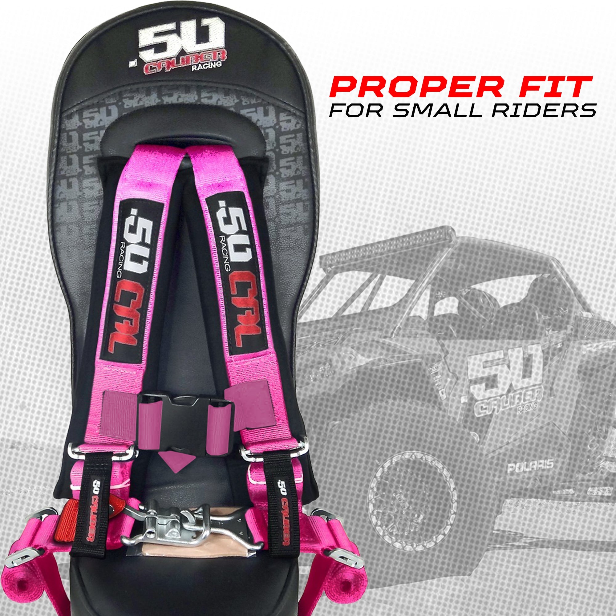 RZR PRO XP 4 Rear Bump Seat & Safety Harness