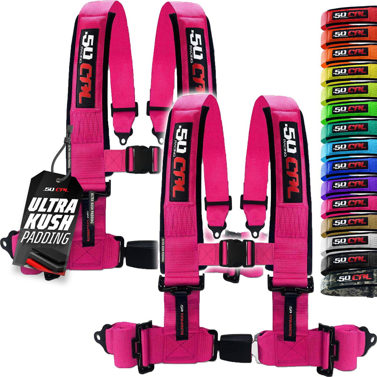 Pro Series 4 point Harness with push button release 2" & 3" available