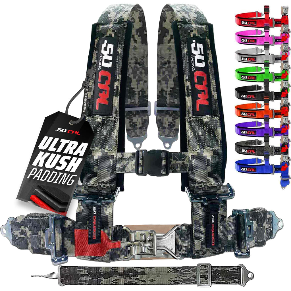 2" 5 Point Racing Harness – Pro Series Race Latch | 50 Caliber Racing