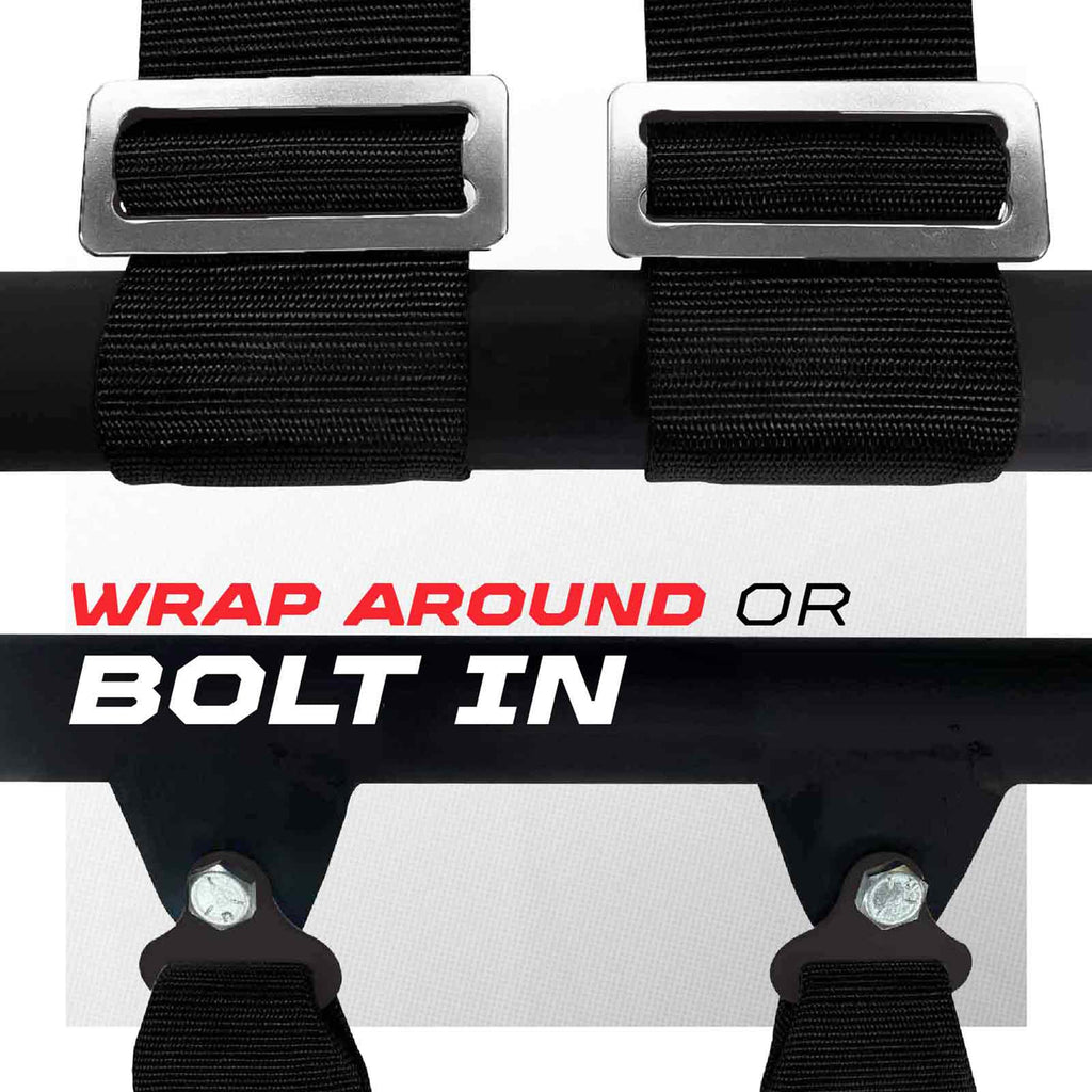 Pro Series 3" 4 point Harness Seat Belt 50 Caliber Racing