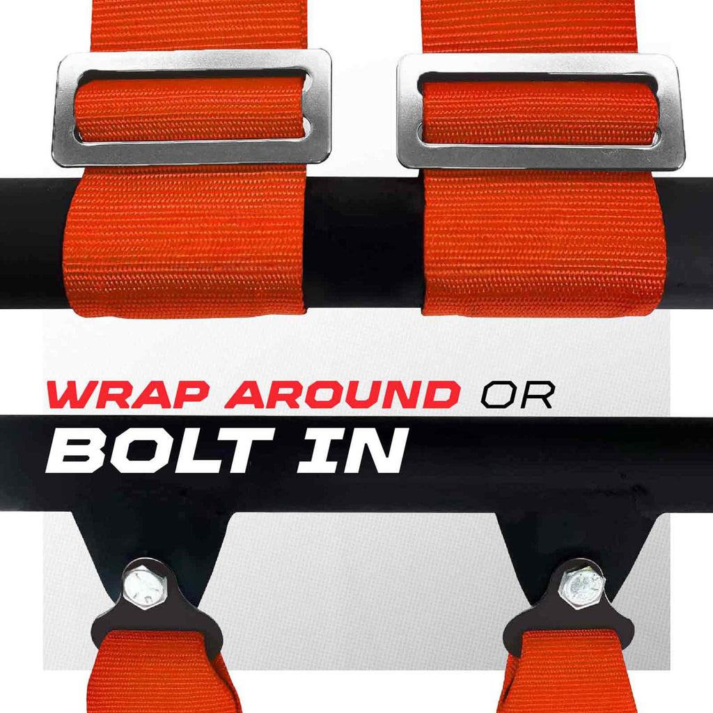 Pro Series 3" 4 point Harness Seat Belt 50 Caliber Racing