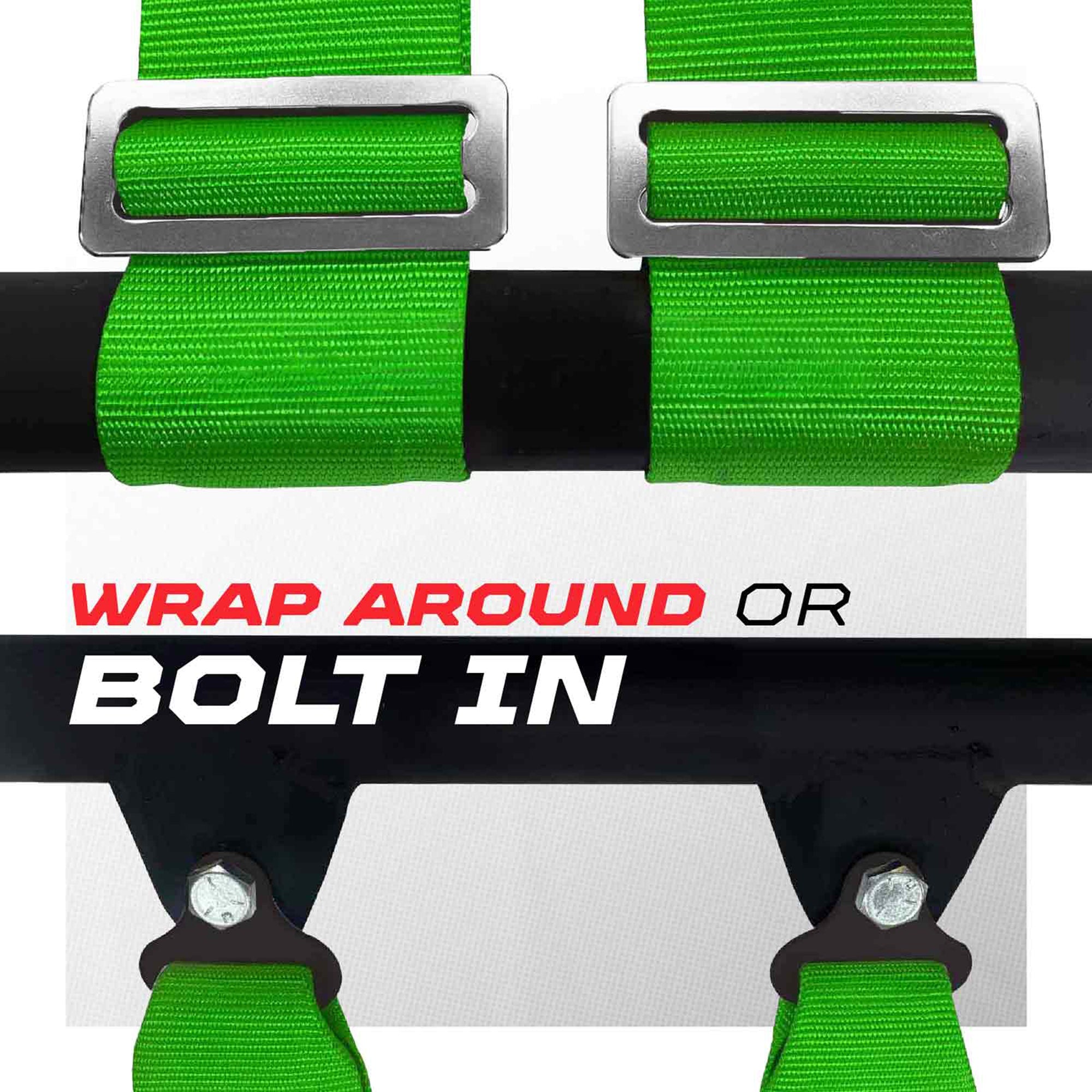 3" 5 Point Racing Harness – Pro Series Race Latch | 50 Caliber Racing