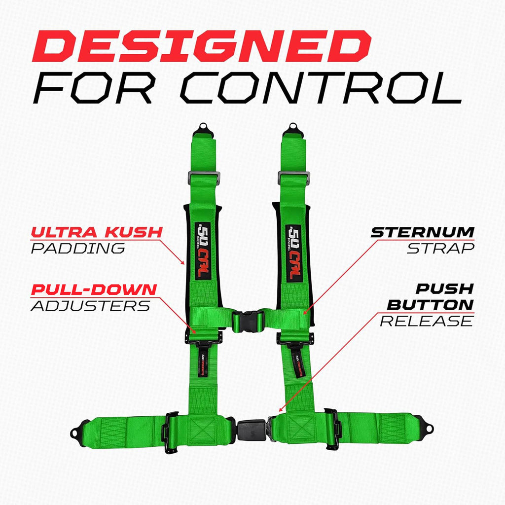 Pro Series 4 point Harness with push button release 2" & 3" available