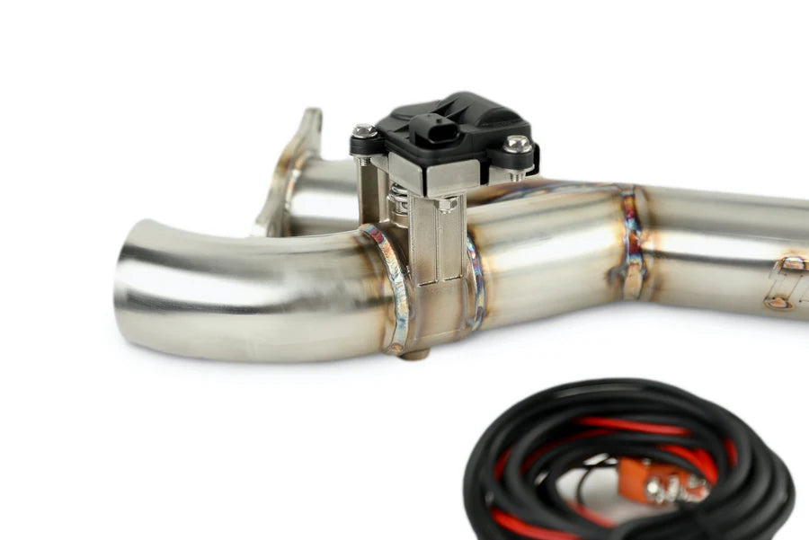 Trinity SIDE PIECE Header Pipe with Electronic Cutout - RZR PRO XP / TURBO R