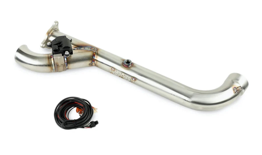 Trinity SIDE PIECE Header Pipe with Electronic Cutout - RZR PRO XP / TURBO R