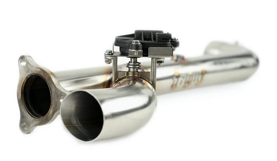 Trinity SIDE PIECE Header Pipe with Electronic Cutout - RZR PRO XP / TURBO R