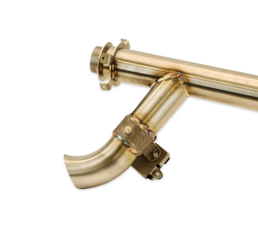 TRINITY SIDE PIECE Header Pipe with Electronic Cutout - Can-Am Maverick X3