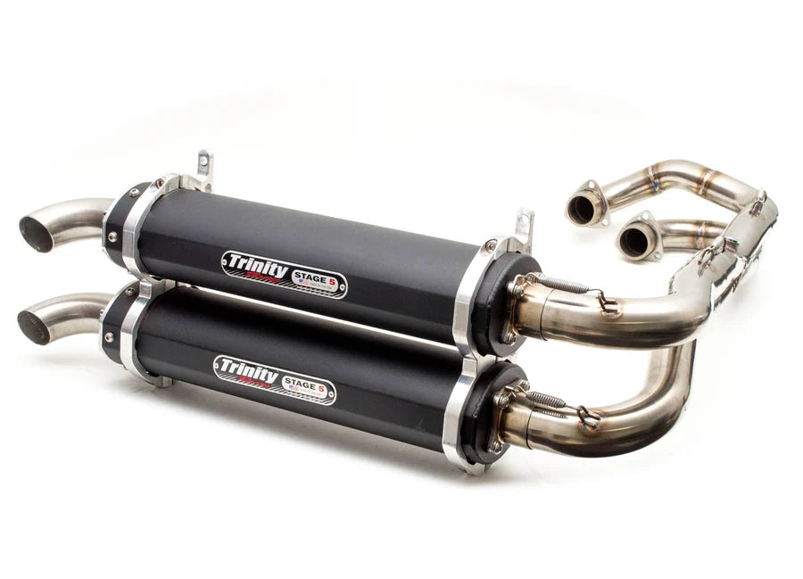 TRINITY GENERAL 1000 / RZR 1000S / RZR 900S EXHAUST - DUAL FULL SYSTEM