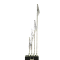 5150 187 Platinum Chalk Line LED Whips – Pair