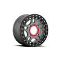RECON UTV BEADLOCK GUN METAL W/ GLOSS BLACK RING 15X7 4/156 38MM