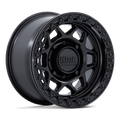 TORX UTV BEADLOCK MATTE BLACK W/ GLOSS BLACK RG 15X8 4X156 0MM