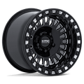 AZTEC UTV BEADLOCK GLOSS BLACK MILLED 15x8 4/156 0mm