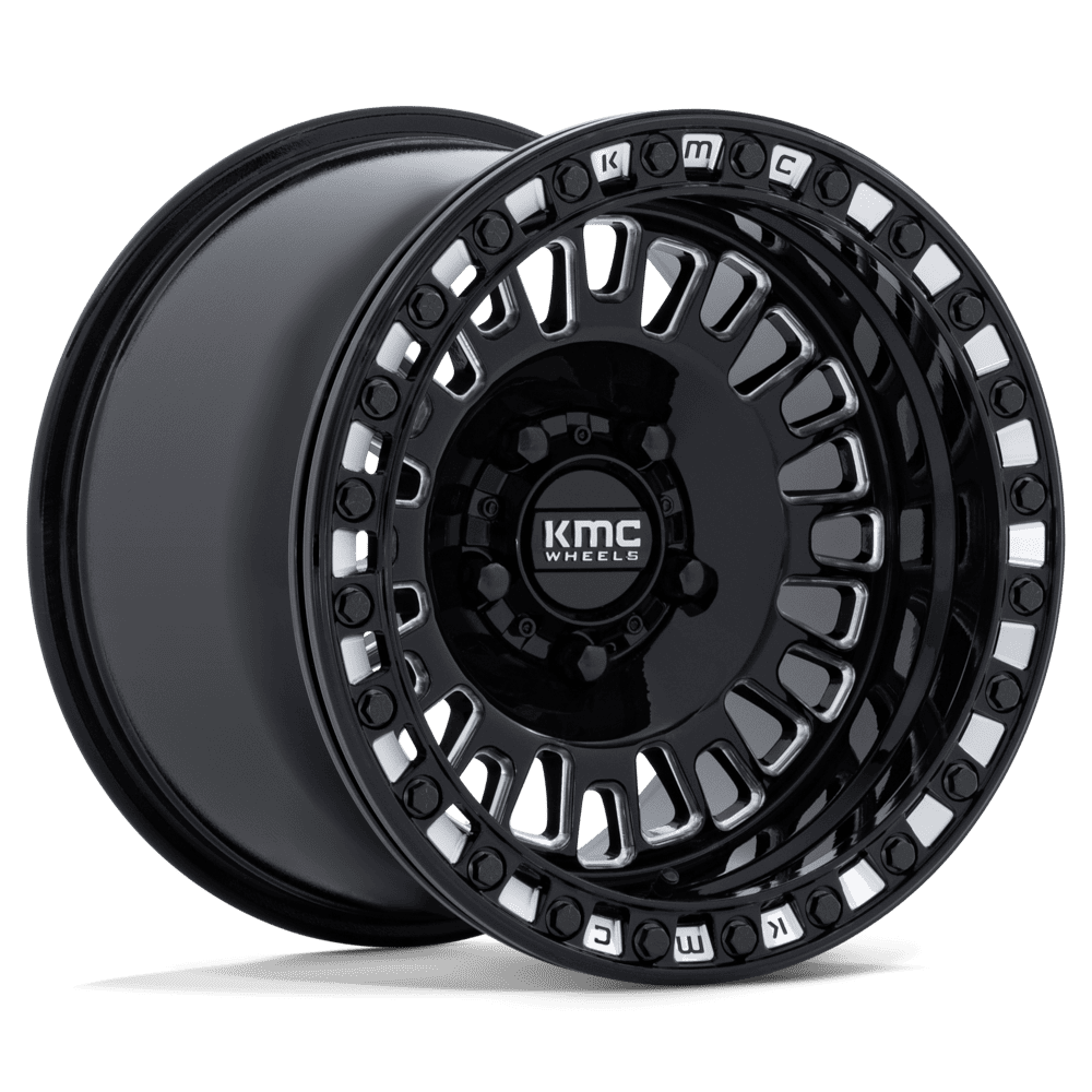 AZTEC UTV BEADLOCK GLOSS BLACK MILLED 15X7 4X157 38mm