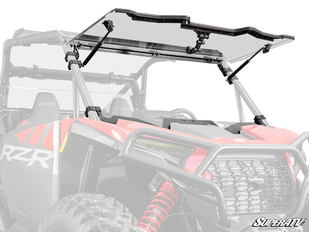 Polaris RZR XP S Scratch-Resistant Flip Windshield