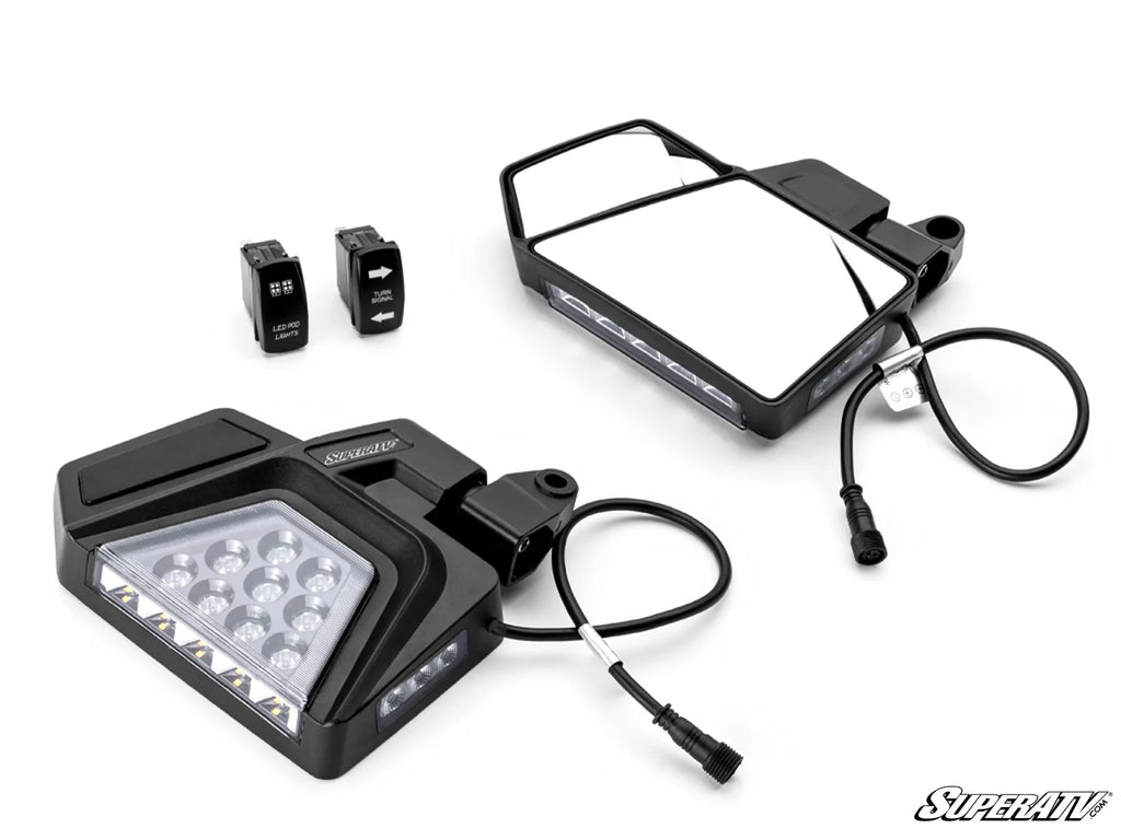 Polaris Xpedition Dual Section LED Side-View Mirrors